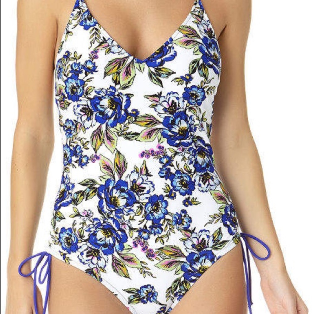SOLD NEW A.N.A Swimsuit One piece Floral Print M - Picture 3 of 9